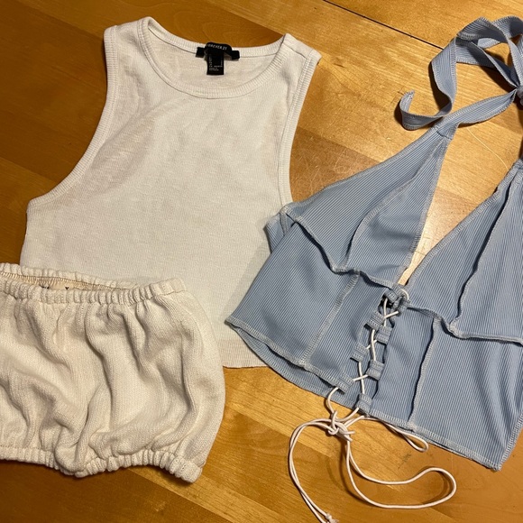 Bundle of 3 Urban Outfitters cute crop tops Size Small - Picture 2 of 10